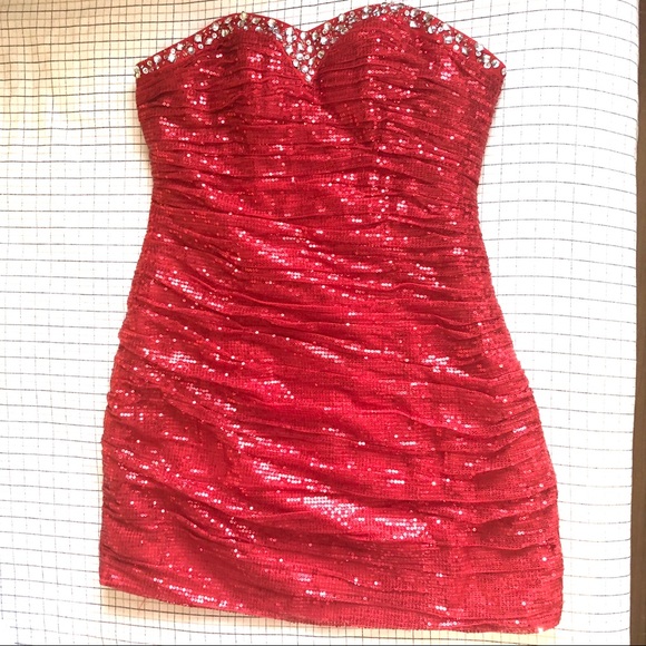 Sequin Sweetheart Mini Dress - Picture 5 of 5